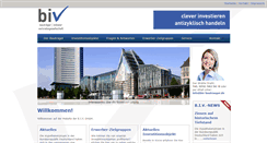 Desktop Screenshot of biv-bautraeger.de