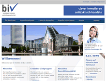 Tablet Screenshot of biv-bautraeger.de